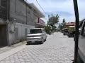 Driving through Ambergrys Caye, Belize
