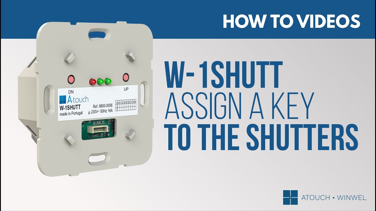 Associar uma tecla a estores