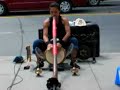 World traveling Japanese busker...