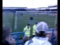 Mansfield Town fans singing at Chesterfield