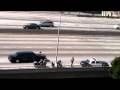 Presidential Motorcade Leaves Downtown Los Angeles