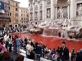 Trevi Fountain Red