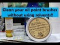 How To Clean Paint Brushes Without Paint Thinner