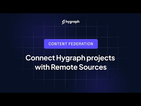 Connect two Hygraph headless CMS projects into one API