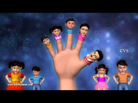 Finger - Father finger where are you - 3D Animation Finger family Nursery rhyme for children.