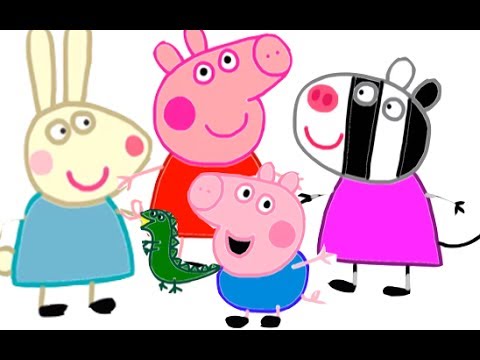 how to draw peppa pig