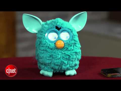 furby - http://cnet.co/M1BSTn Hasbro's new Furby makes a return after 14 years, with an iOS Furbish-to-English app and wild new eyes. We take a blue one for a spin.