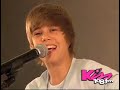 Justin Bieber singing "favorite girl"