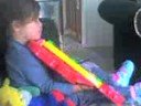 i took this while i was baby sitting this kid doesnt speek ever