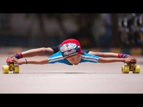 6 Yr Old Is The Worlds' Most Flexible Skater - Gagan Satish