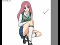 Anime girl on OpenCanvas