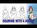 Anime girl on OpenCanvas