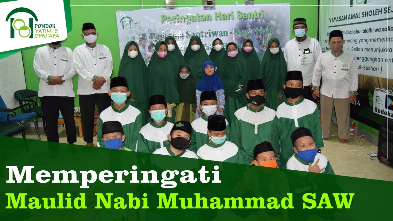 Yayasan Pondok Yatim dan Dhuafa Memperingati Maulid Nabi Muhammad SAW