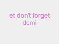 dominicnic