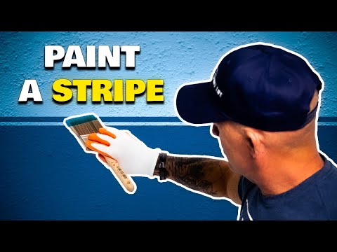 How To Paint A Stripe (interior painting)