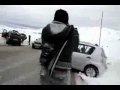 Head On Crash On Ice