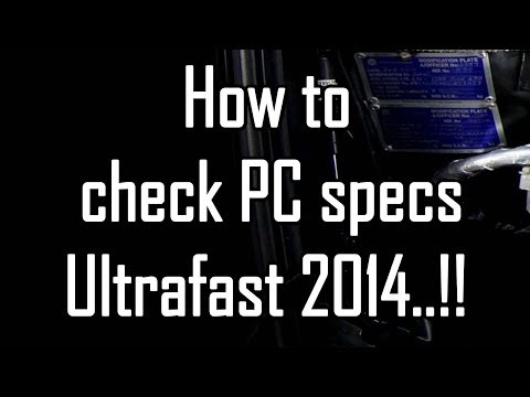 how to check pc specs