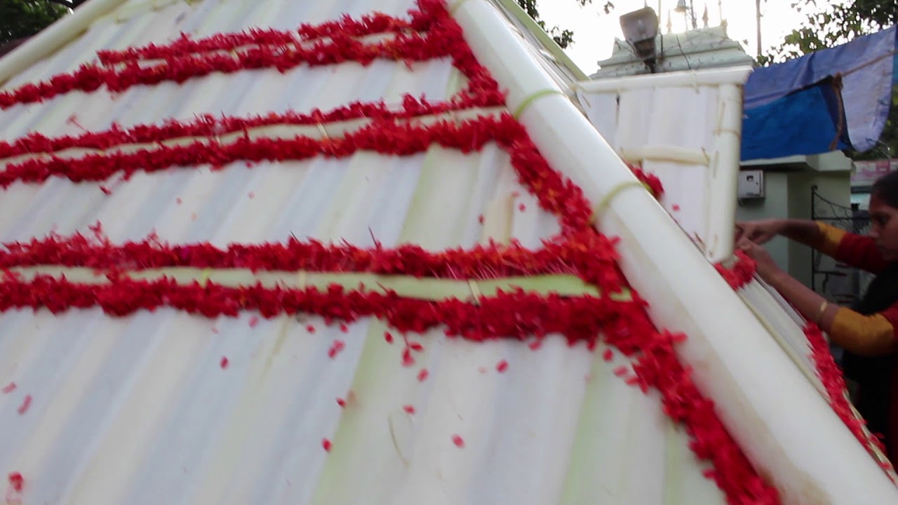 Making of the Kolams for the Neelamperoor Padayani Festival