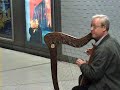 My heart will go on\" on harp - London