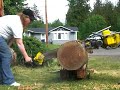 McCulloch 5-49 cutting 24\" fir McCulloch 5-49 cutting 24\" fir