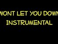 Chamillionaire - Wont Let You Down Instrumental w/ lyrics