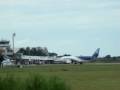 Airbus A320 de Lan Argentina aterrizando en Cordoba