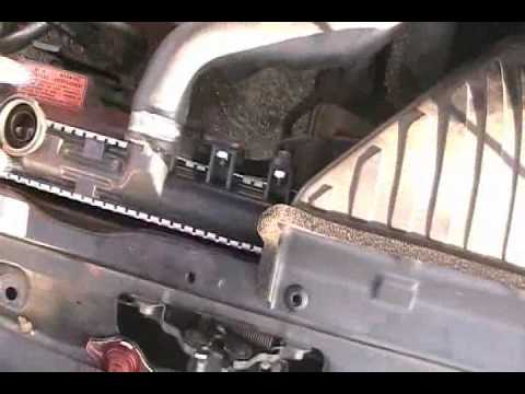 How to remove a radiator 2.4l Mitsubishi Eclipse.mp4