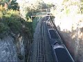 Inter urban passes coal train