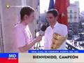 Entrevista con Alberto Contador en el balcón de Sol