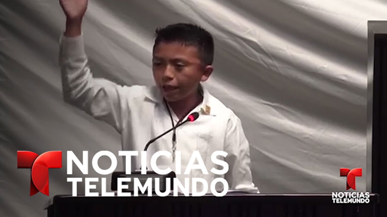El apasionado discurso de un niño mexicano contra la corrupción | Noticias | Noticias Telemundo