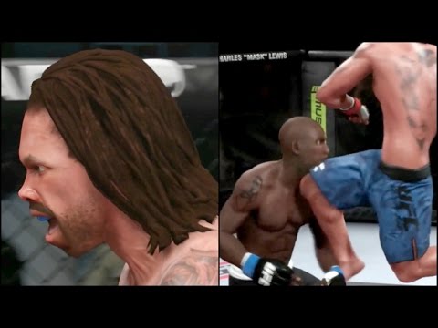 EA SPORTS UFC Ultimate Fighter Career Mode Gameplay - Tall Guy Running From Bridges