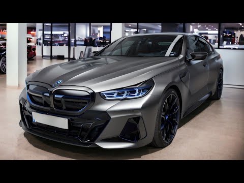 New 2024 BMW i5 M60 xDrive EXCLUSIVE Luxury Sedan Interior and Exterior in Detail