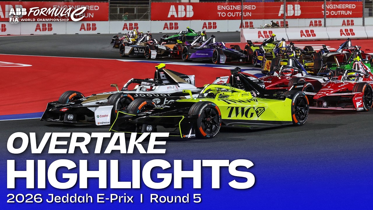 Overtake Highlights | 2026 Jeddah E-Prix Round 5