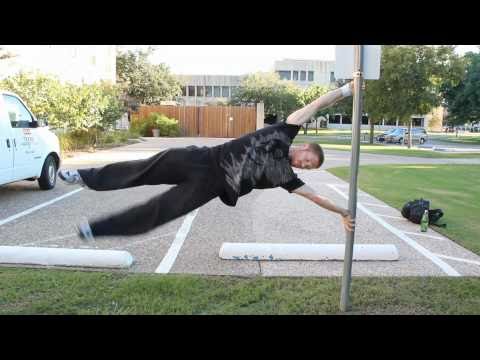 how to perform human flag