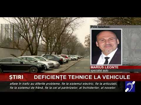 Deficiențe tehnice la vehicule