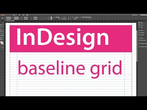 how to snap text to baseline grid indesign