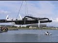 BMW/Oracle Racing BOR90 Trimaran Spashdown (aka DoGZilla)
