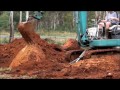 IHI 30J Excavator mini digger vs Rock