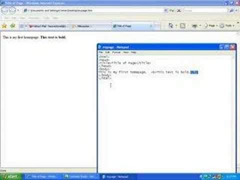 how to create html file