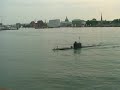 Submarine Kraka diving in Copenhagen Submarine Kraka diving in Copenhagen