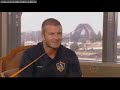 David Beckham Channel 10 interview Part 1