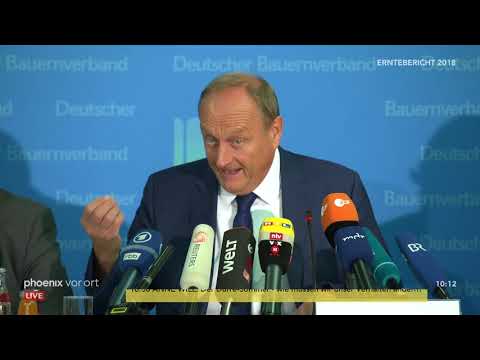 Pressekonferenz des Deutschen Bauernverbands (DBV) zu ...