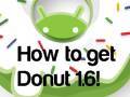 How to get Donut 1.6 Update on your Android T-mobile G1 (OFFICIAL UPDATE) NO ROOTING!!!