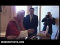 President of Panama Ricardo Martinelli meets with the Pope