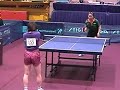 Keiko Okazaki - amazing table tennis serves