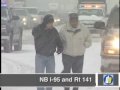 Tractor trailer crash on snowy I-95 [Delaware Online News Video]