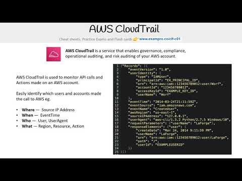CLF-C01 — AWS Cloud Trail