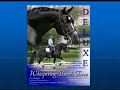 de luxe as a three year old at the psi in germany. schooling session with olympian lisa wilcox.