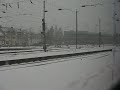 Mitfahrt in der S1 im letzten Winter