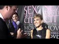 Sarah Jessica Parker is awkwardly interviewed by Brad Blanks